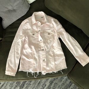 Light pink denim Lovers & Friends jacket